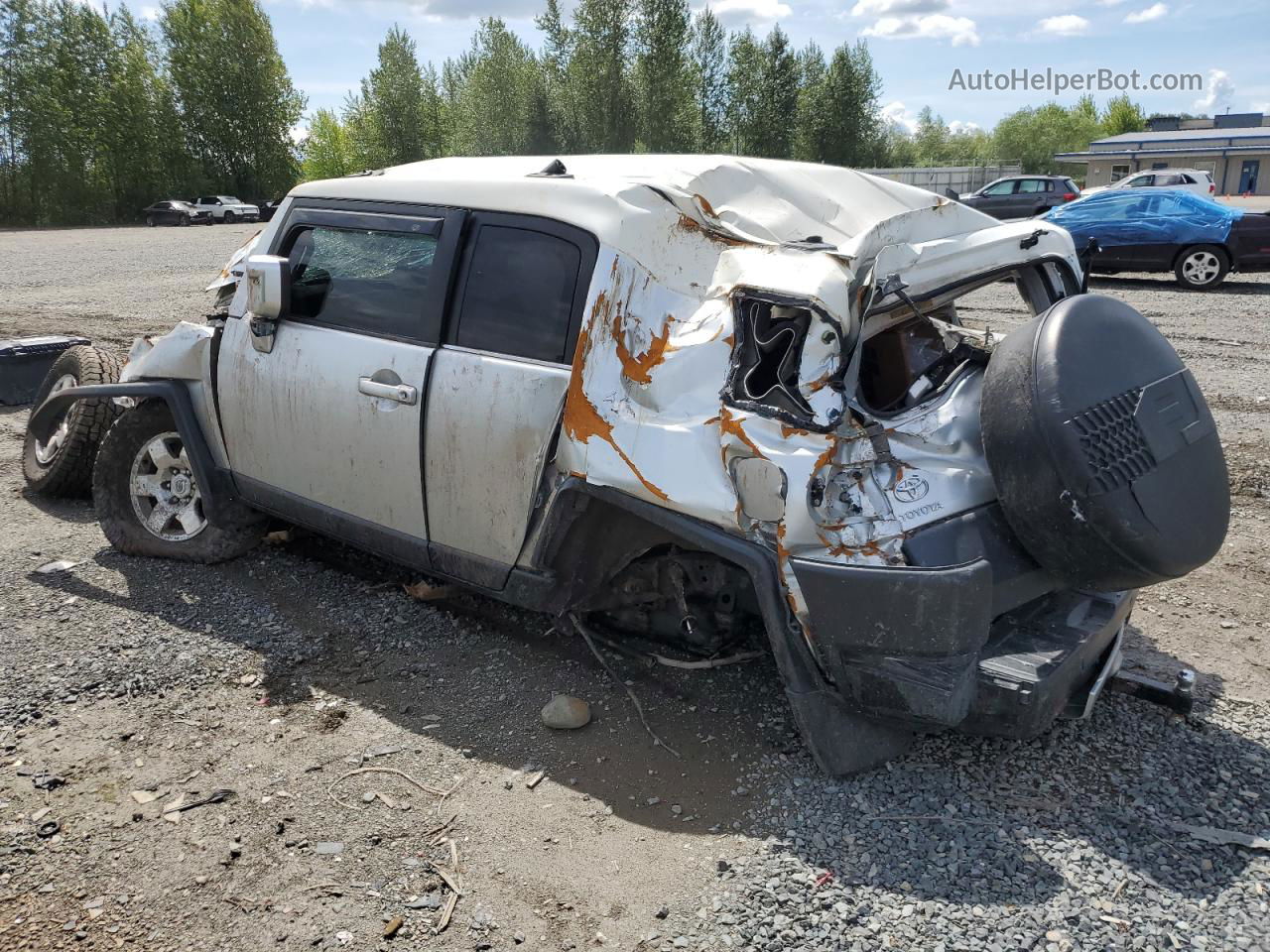 2007 Toyota Fj Cruiser  Серый vin: JTEBU11F670028333