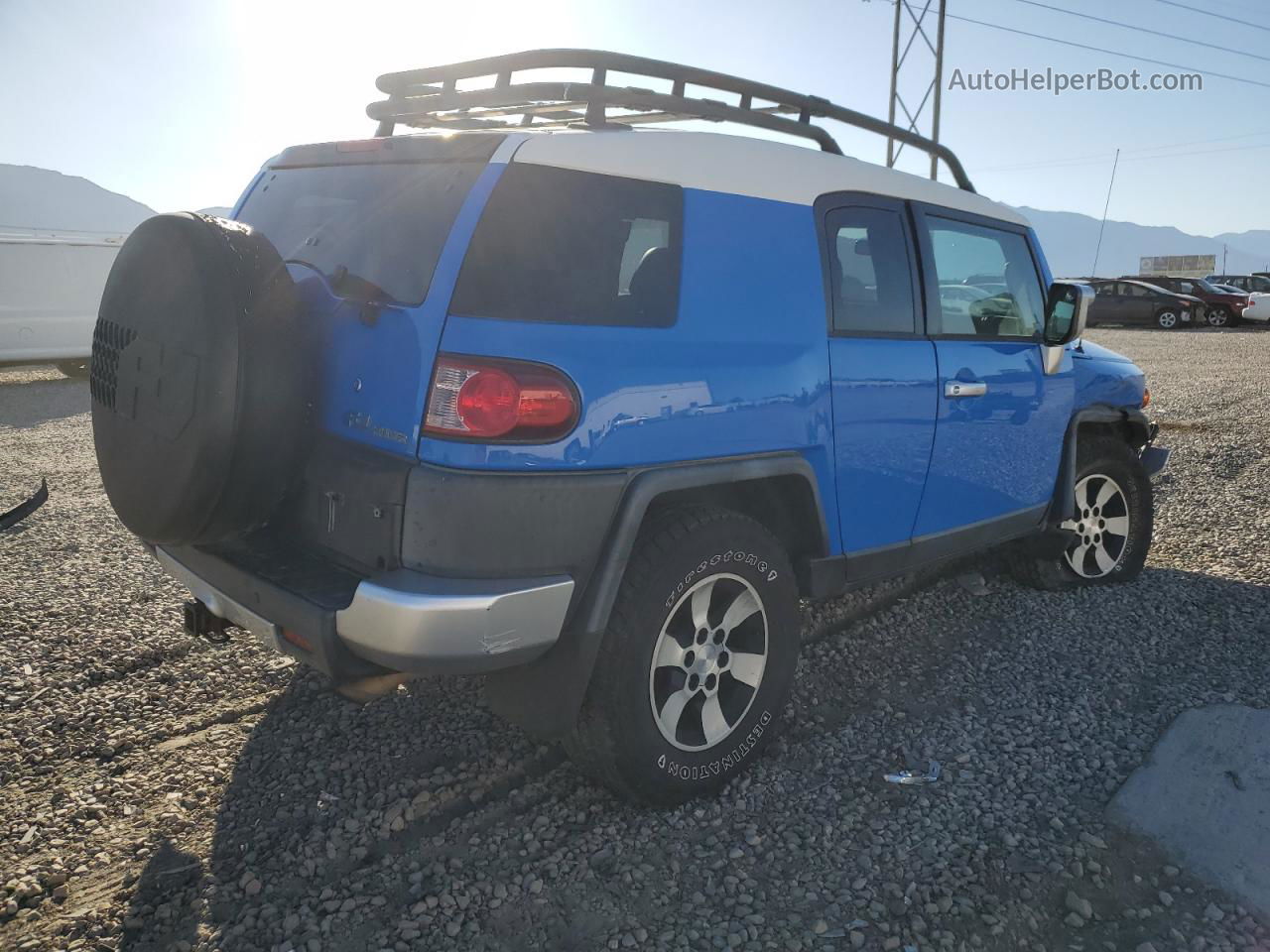 2007 Toyota Fj Cruiser  Blue vin: JTEBU11F670030325