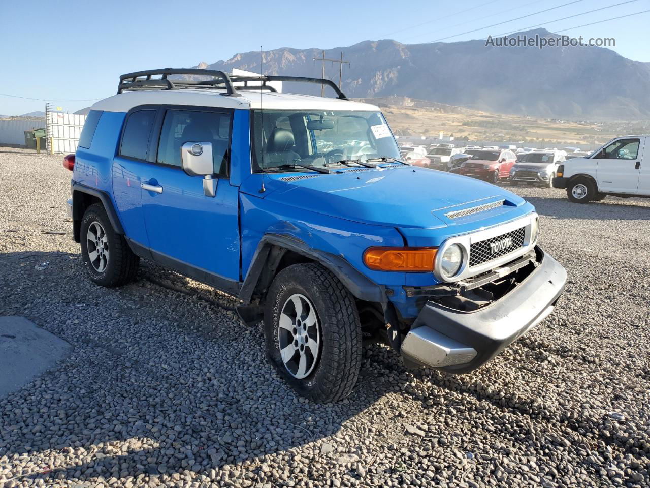 2007 Toyota Fj Cruiser  Blue vin: JTEBU11F670030325