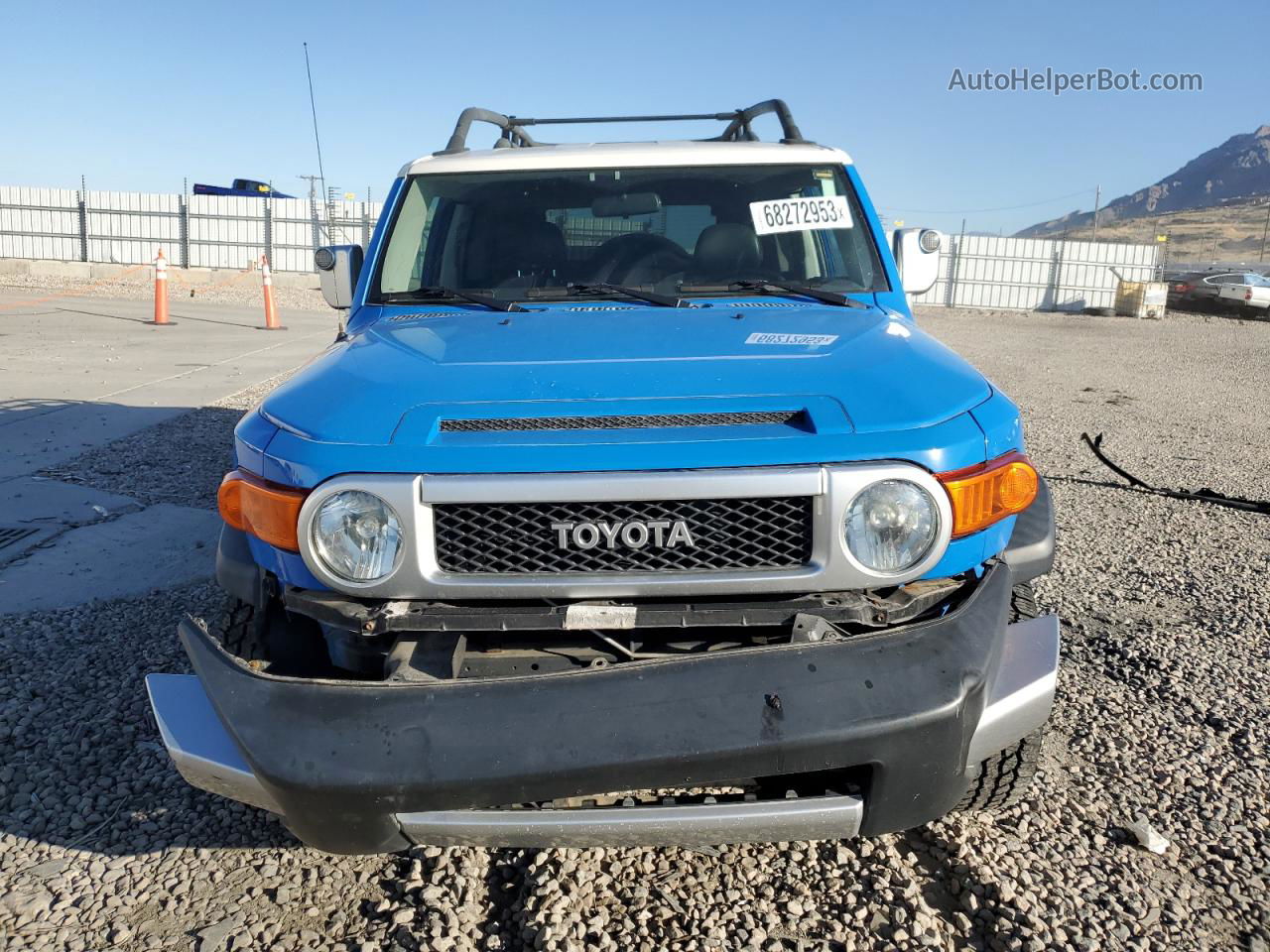 2007 Toyota Fj Cruiser  Blue vin: JTEBU11F670030325