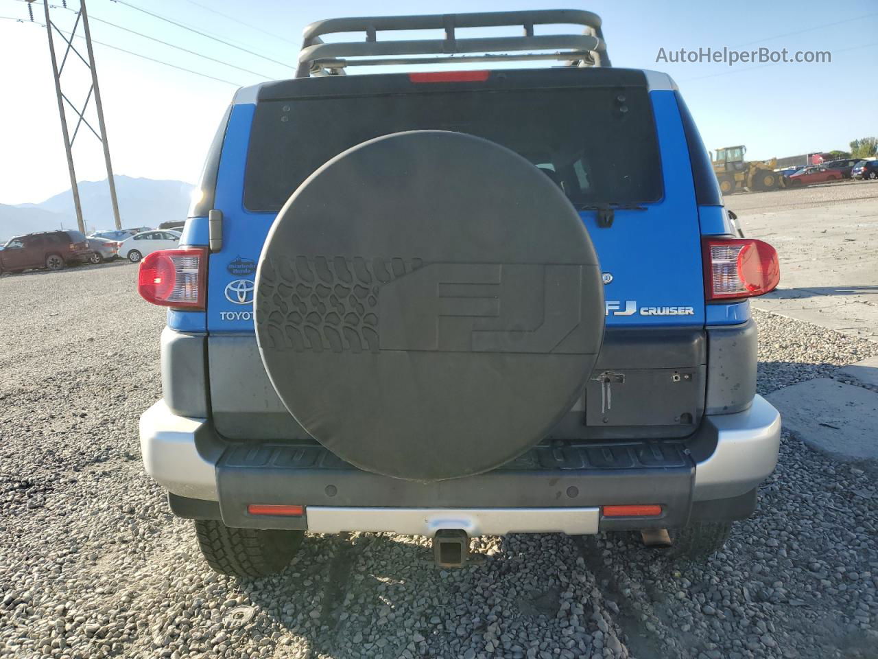 2007 Toyota Fj Cruiser  Blue vin: JTEBU11F670030325