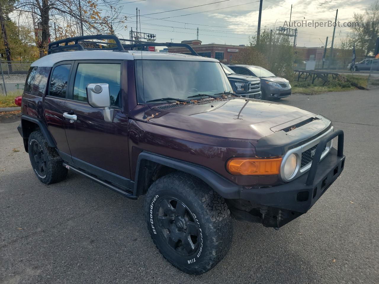 2007 Toyota Fj Cruiser  Maroon vin: JTEBU11F670069867