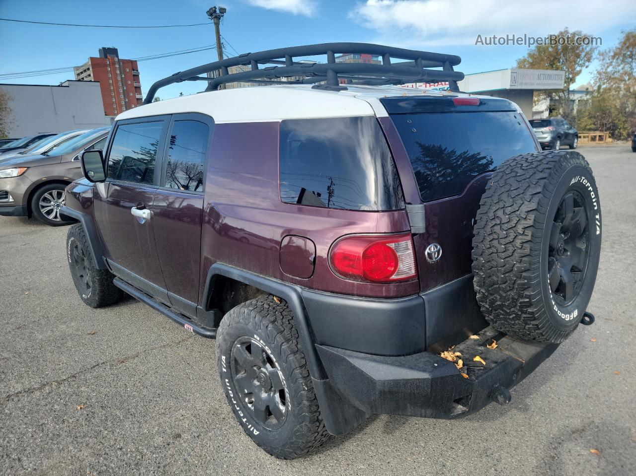 2007 Toyota Fj Cruiser  Maroon vin: JTEBU11F670069867