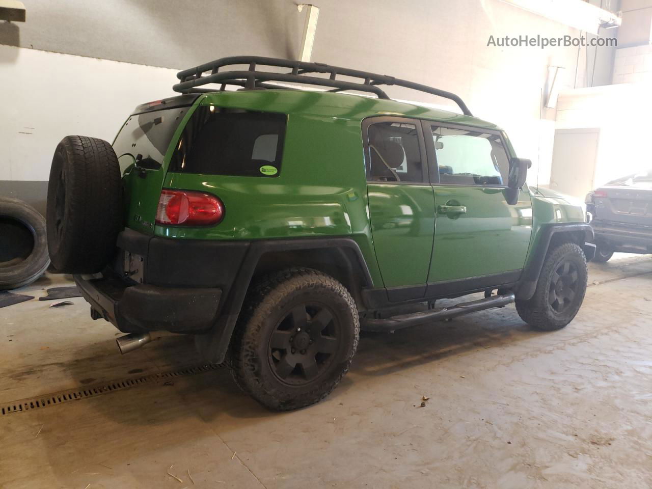 2007 Toyota Fj Cruiser  Green vin: JTEBU11F670074454