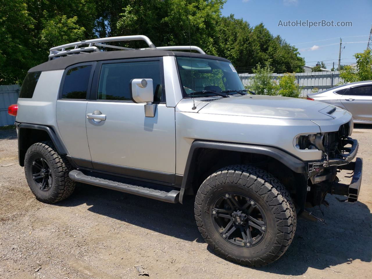 2007 Toyota Fj Cruiser  Silver vin: JTEBU11F770030625