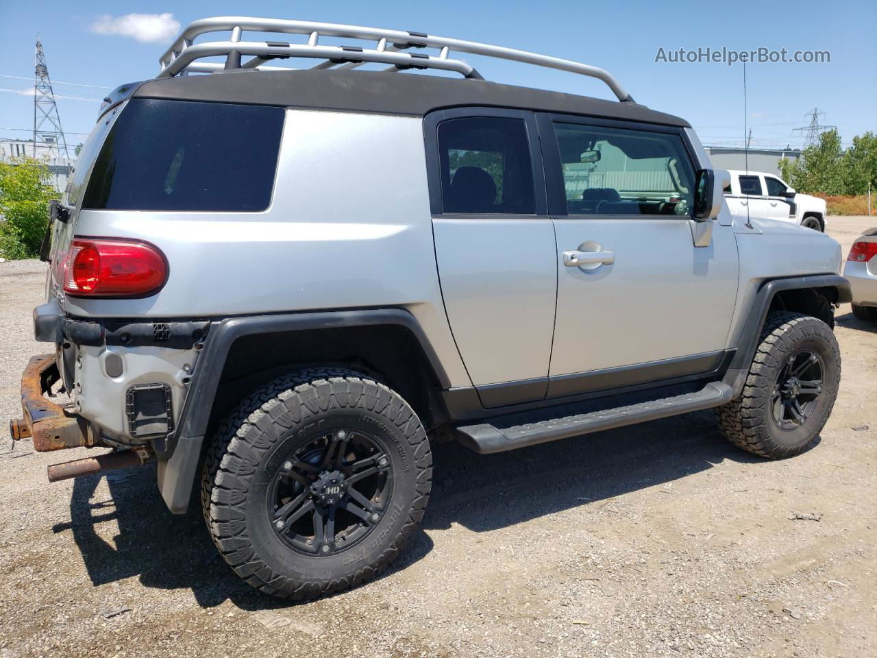 2007 Toyota Fj Cruiser  Серебряный vin: JTEBU11F770030625