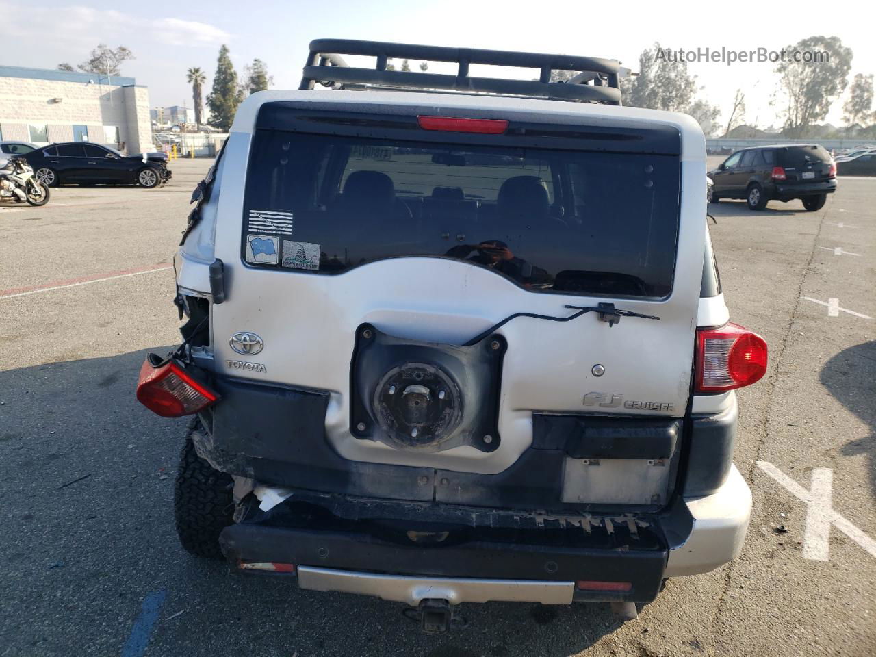 2007 Toyota Fj Cruiser  Silver vin: JTEBU11F770037090