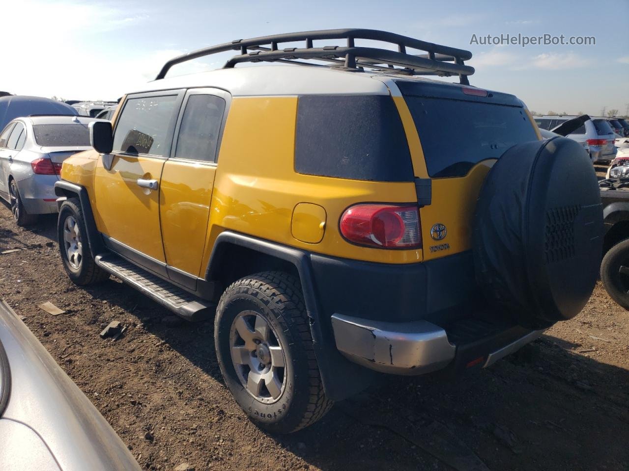 2007 Toyota Fj Cruiser  Yellow vin: JTEBU11F770043410