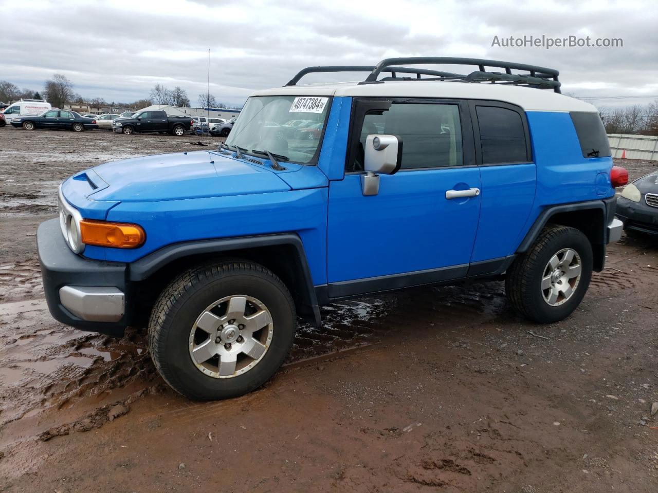 2007 Toyota Fj Cruiser  Blue vin: JTEBU11F770046064