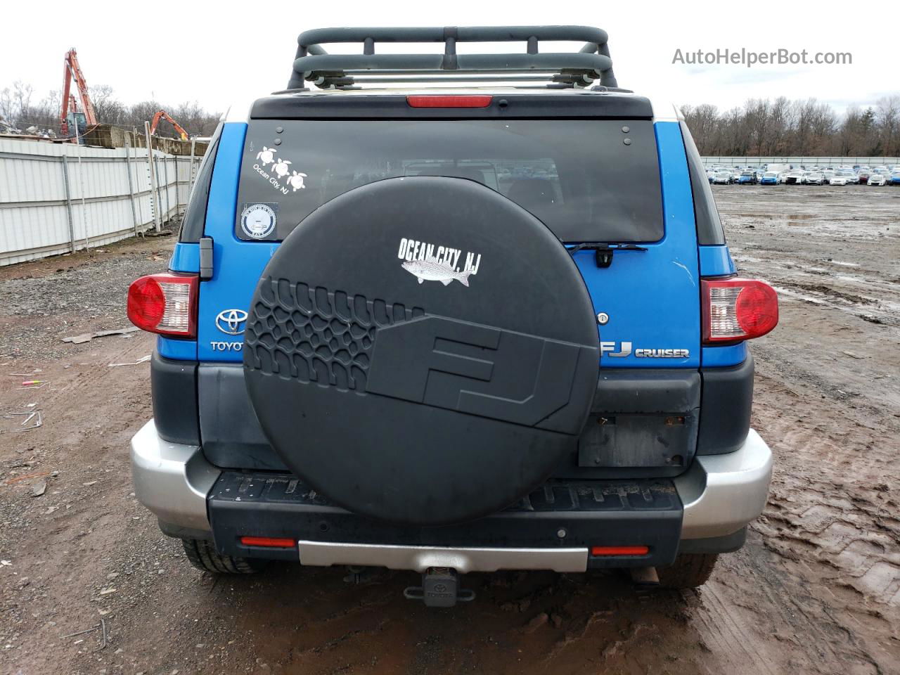 2007 Toyota Fj Cruiser  Blue vin: JTEBU11F770046064