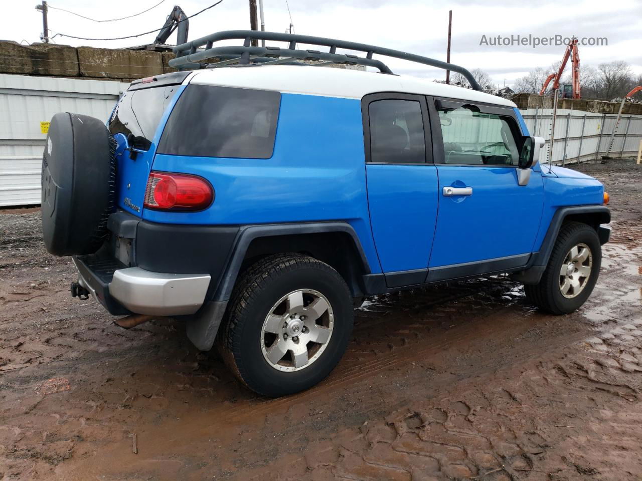 2007 Toyota Fj Cruiser  Blue vin: JTEBU11F770046064