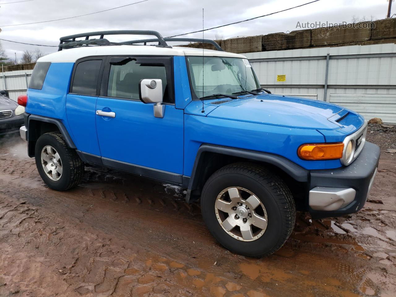 2007 Toyota Fj Cruiser  Синий vin: JTEBU11F770046064