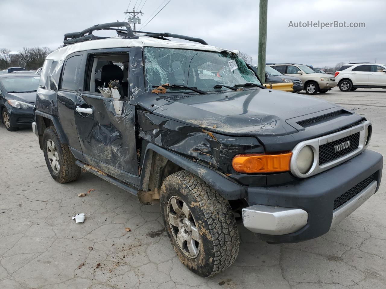 2007 Toyota Fj Cruiser  Black vin: JTEBU11F770058957