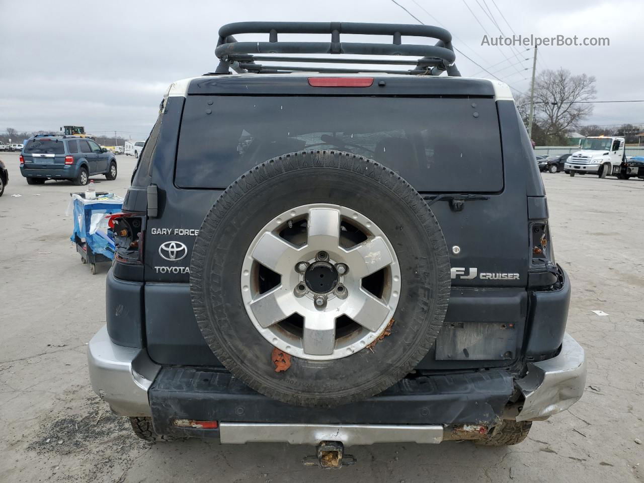 2007 Toyota Fj Cruiser  Черный vin: JTEBU11F770058957