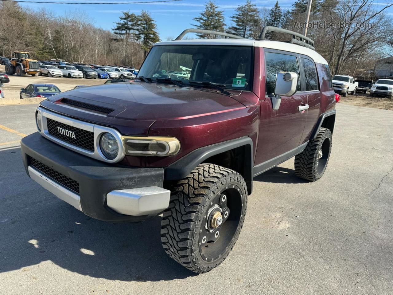 2007 Toyota Fj Cruiser  Red vin: JTEBU11F870037020