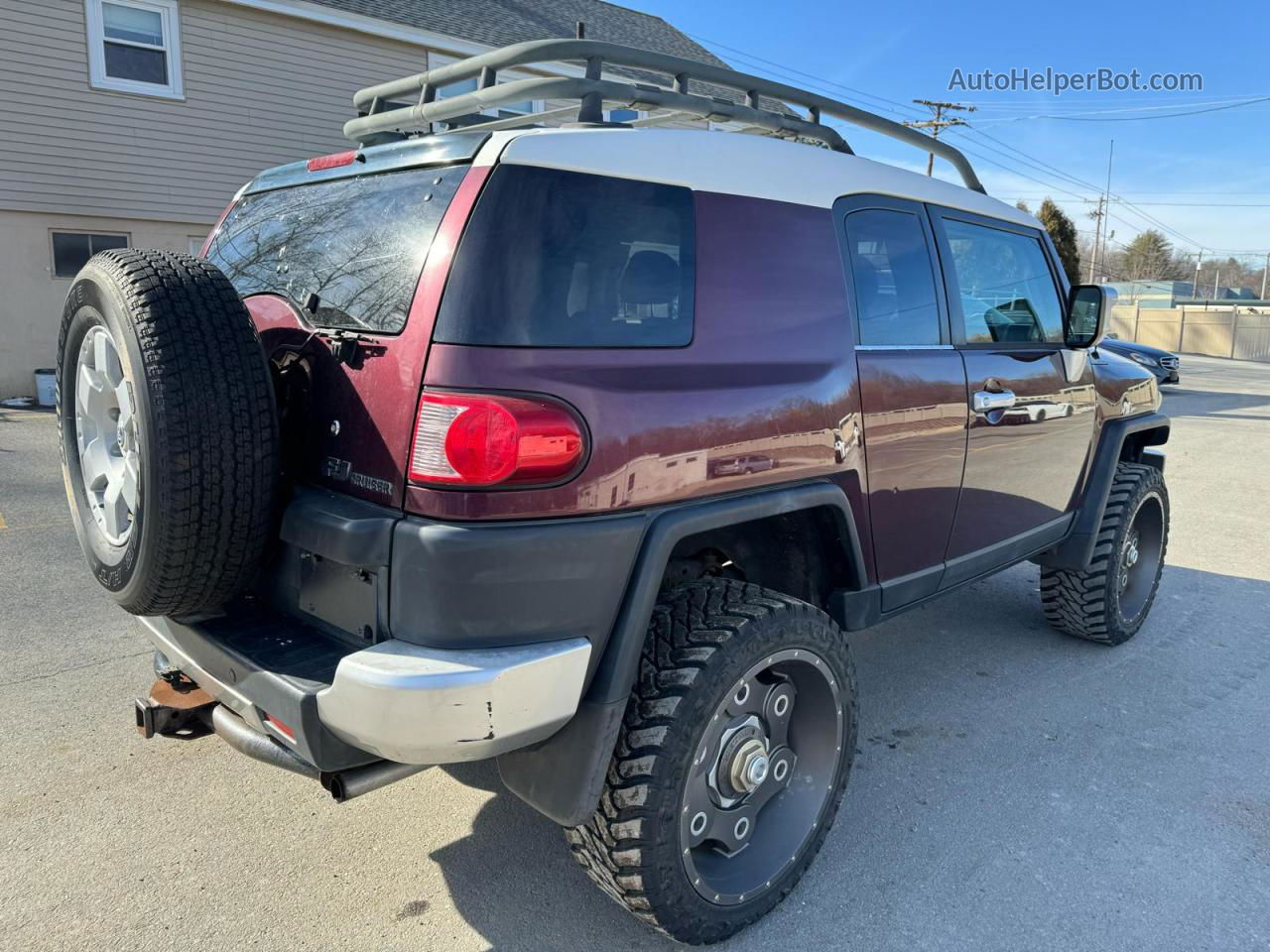 2007 Toyota Fj Cruiser  Red vin: JTEBU11F870037020