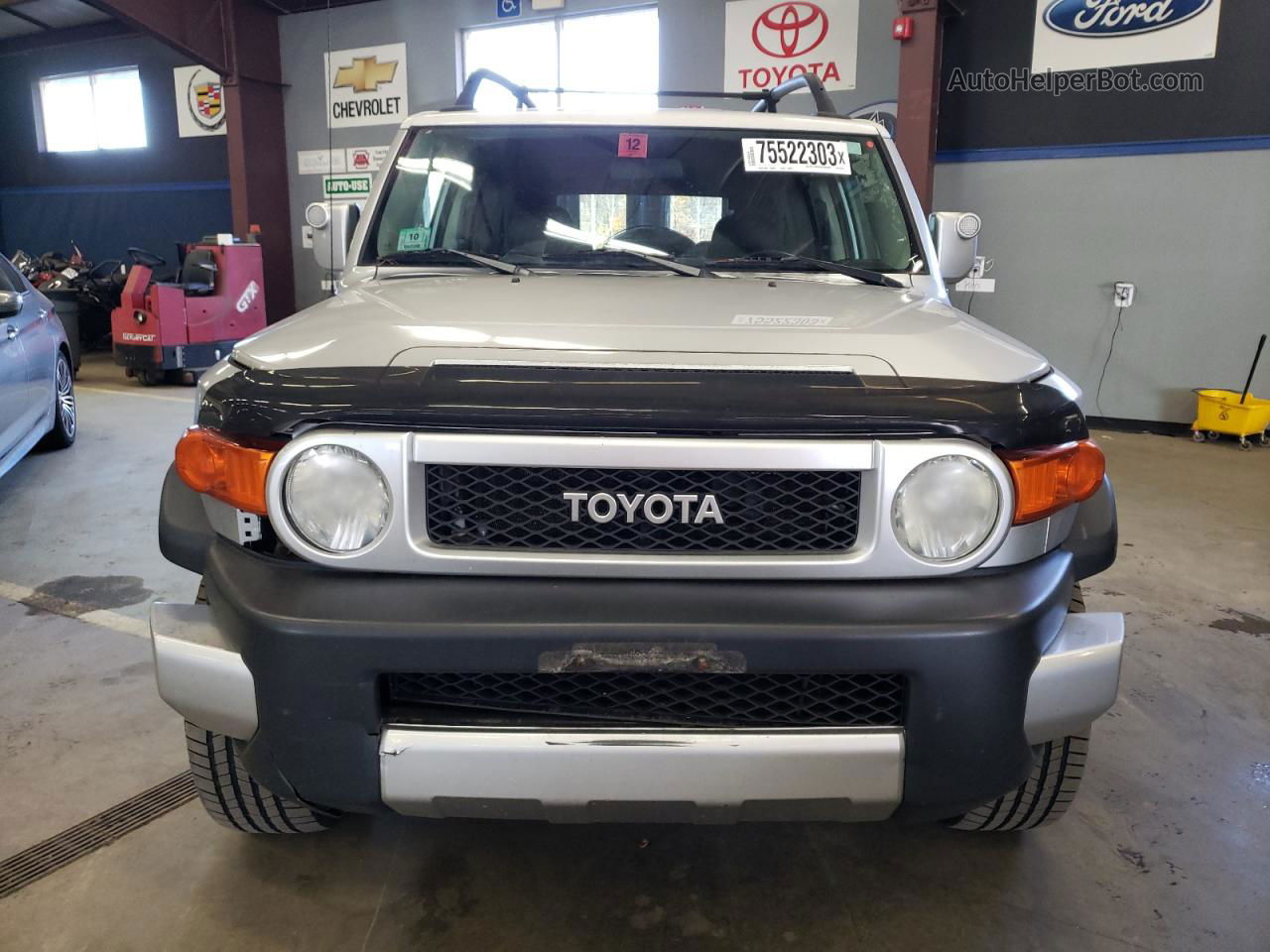 2007 Toyota Fj Cruiser  Silver vin: JTEBU11F870071507