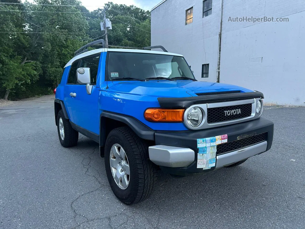 2007 Toyota Fj Cruiser  Blue vin: JTEBU11F970034482