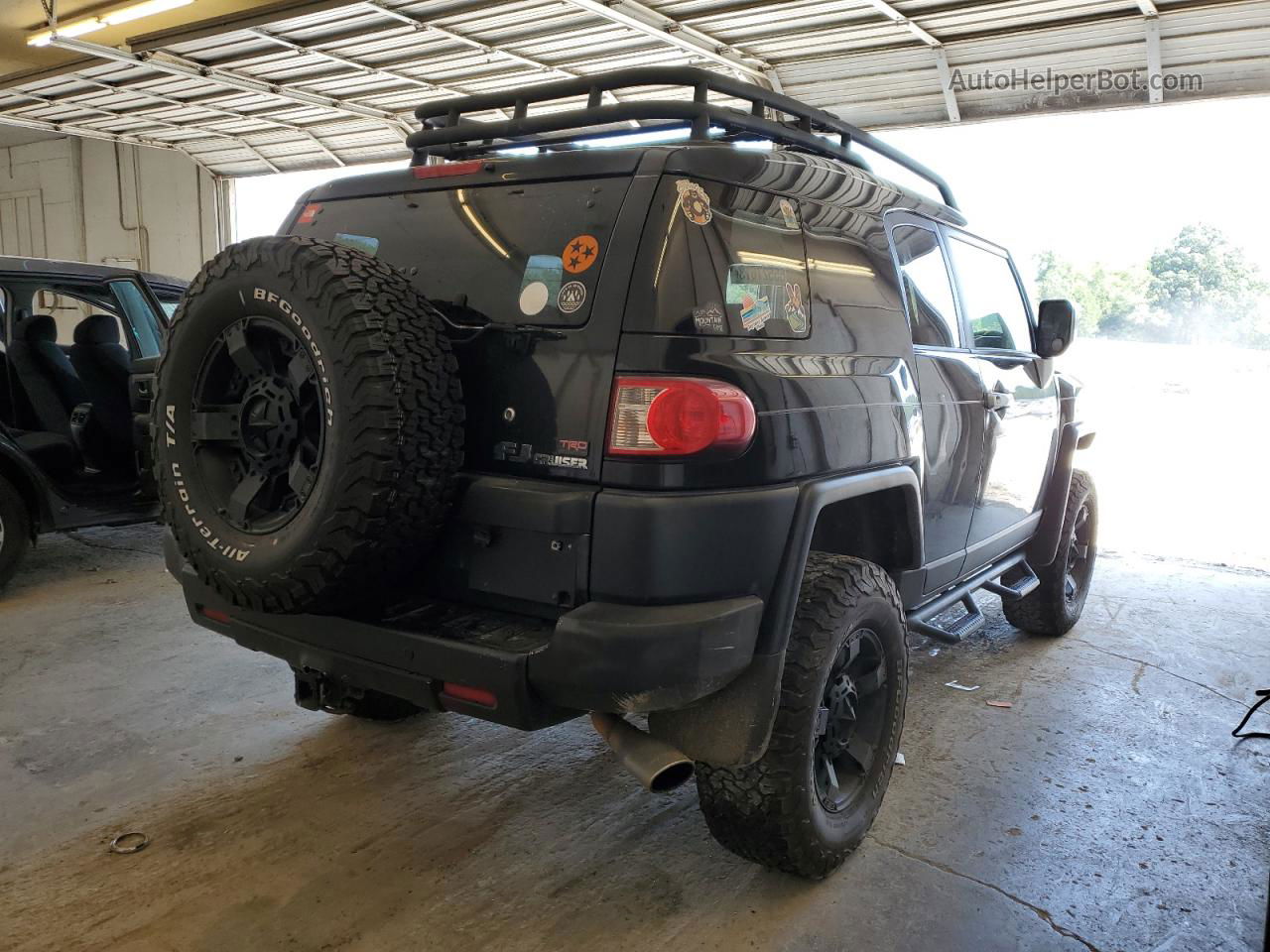 2007 Toyota Fj Cruiser  Black vin: JTEBU11F970054117