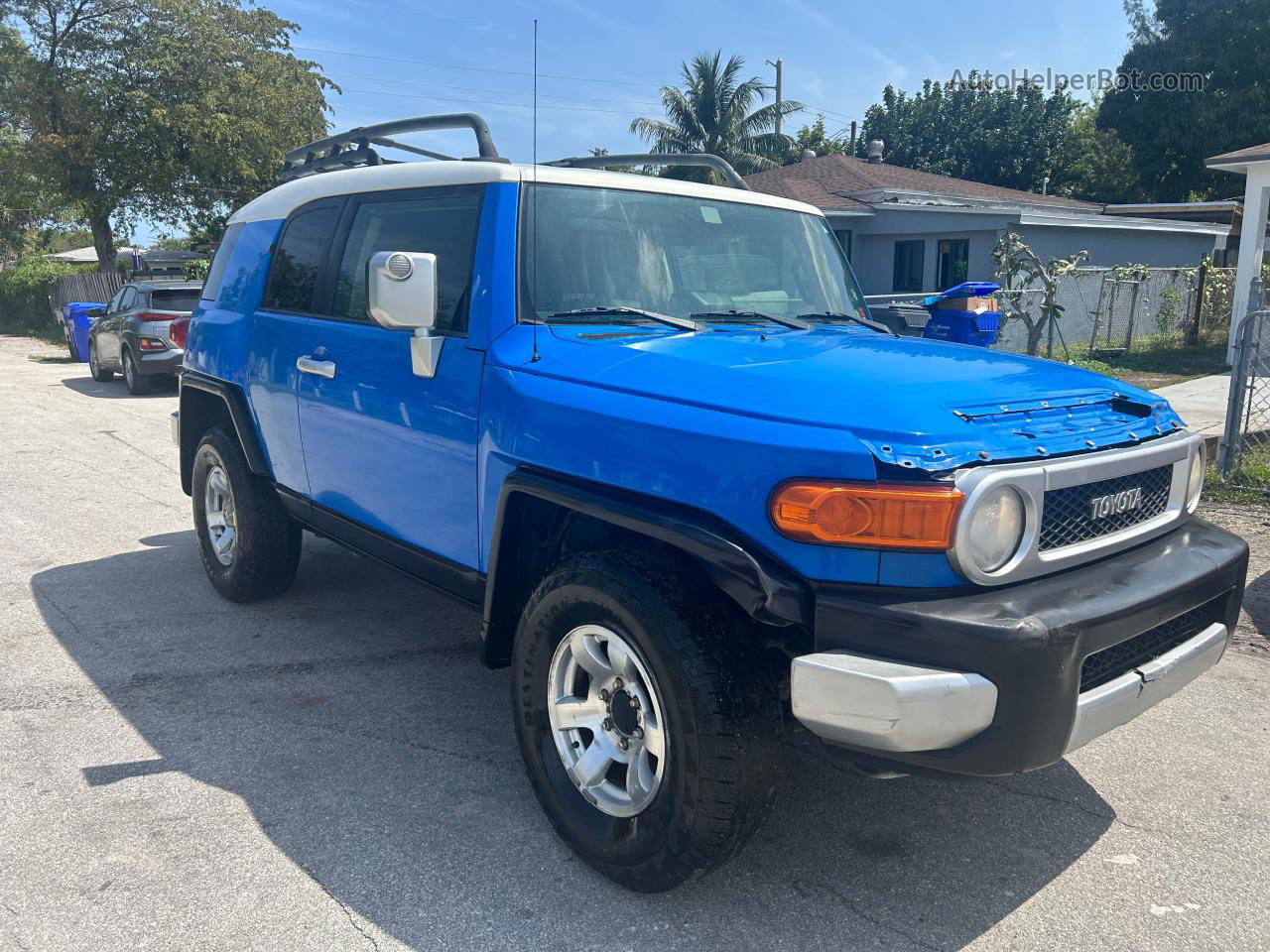 2007 Toyota Fj Cruiser  Blue vin: JTEBU11F970086498