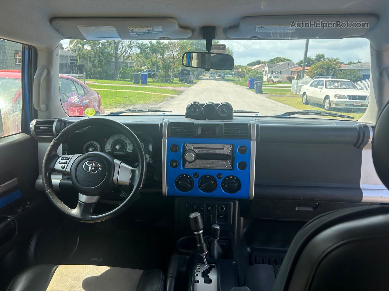 2007 Toyota Fj Cruiser  Blue vin: JTEBU11F970086498