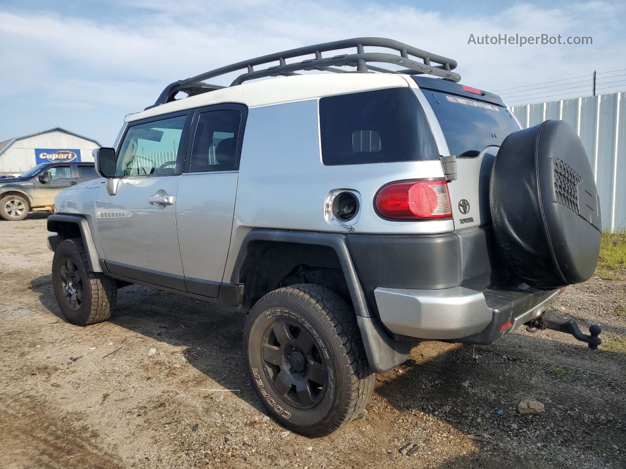 2007 Toyota Fj Cruiser  Серебряный vin: JTEBU11FX70011700