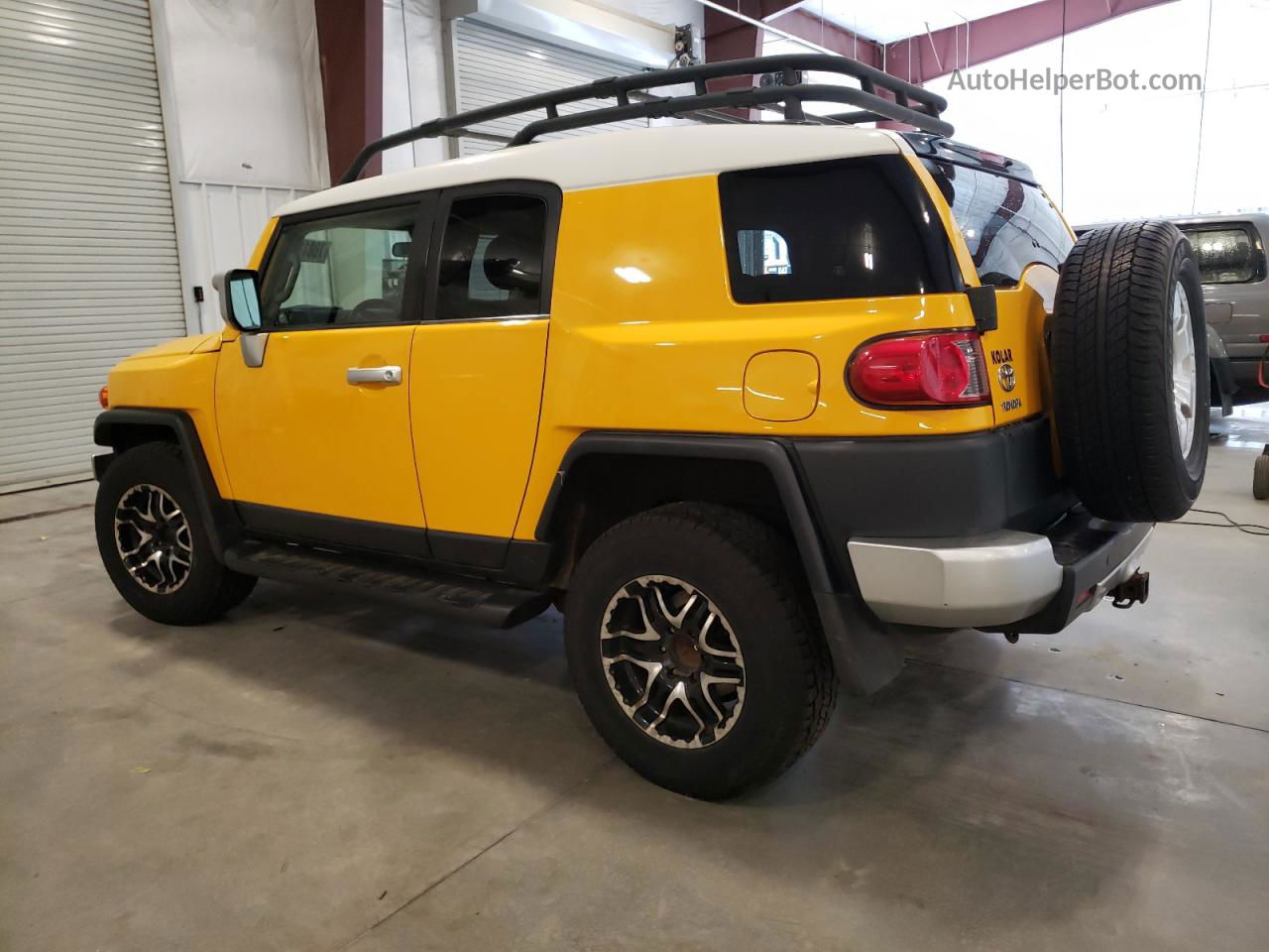 2007 Toyota Fj Cruiser  Yellow vin: JTEBU11FX70026231