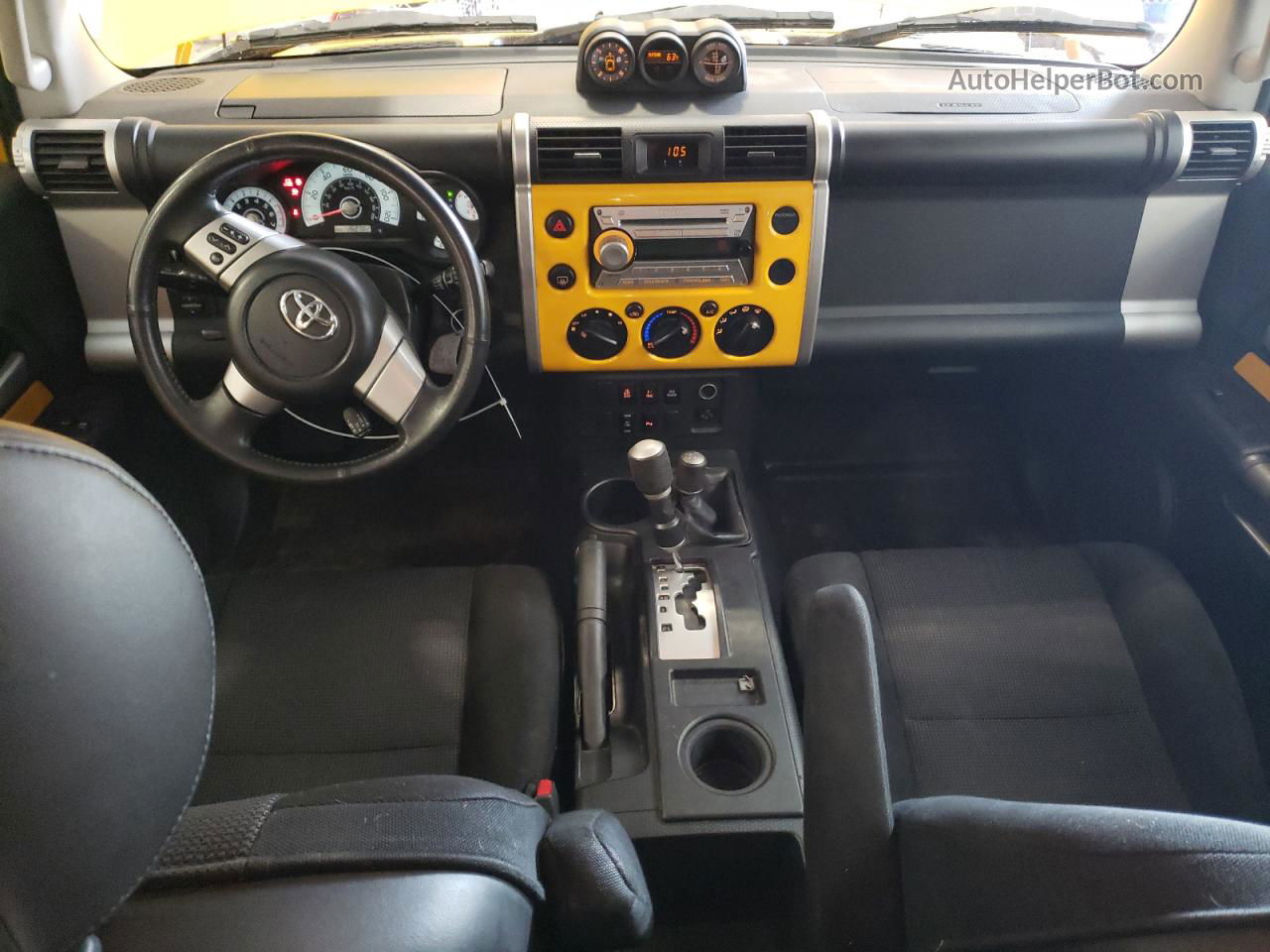 2007 Toyota Fj Cruiser  Желтый vin: JTEBU11FX70026231