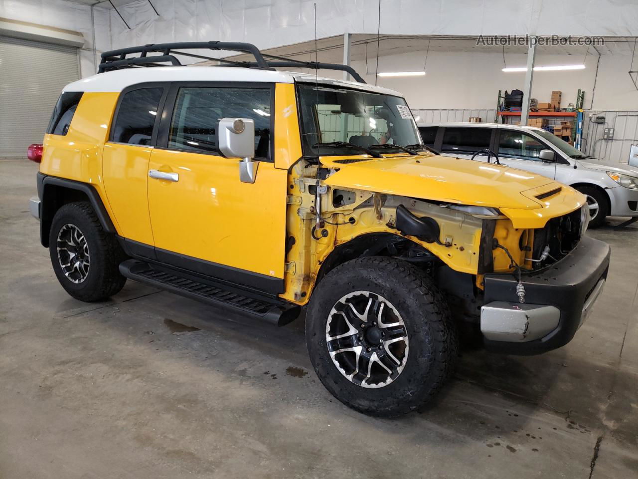 2007 Toyota Fj Cruiser  Yellow vin: JTEBU11FX70026231