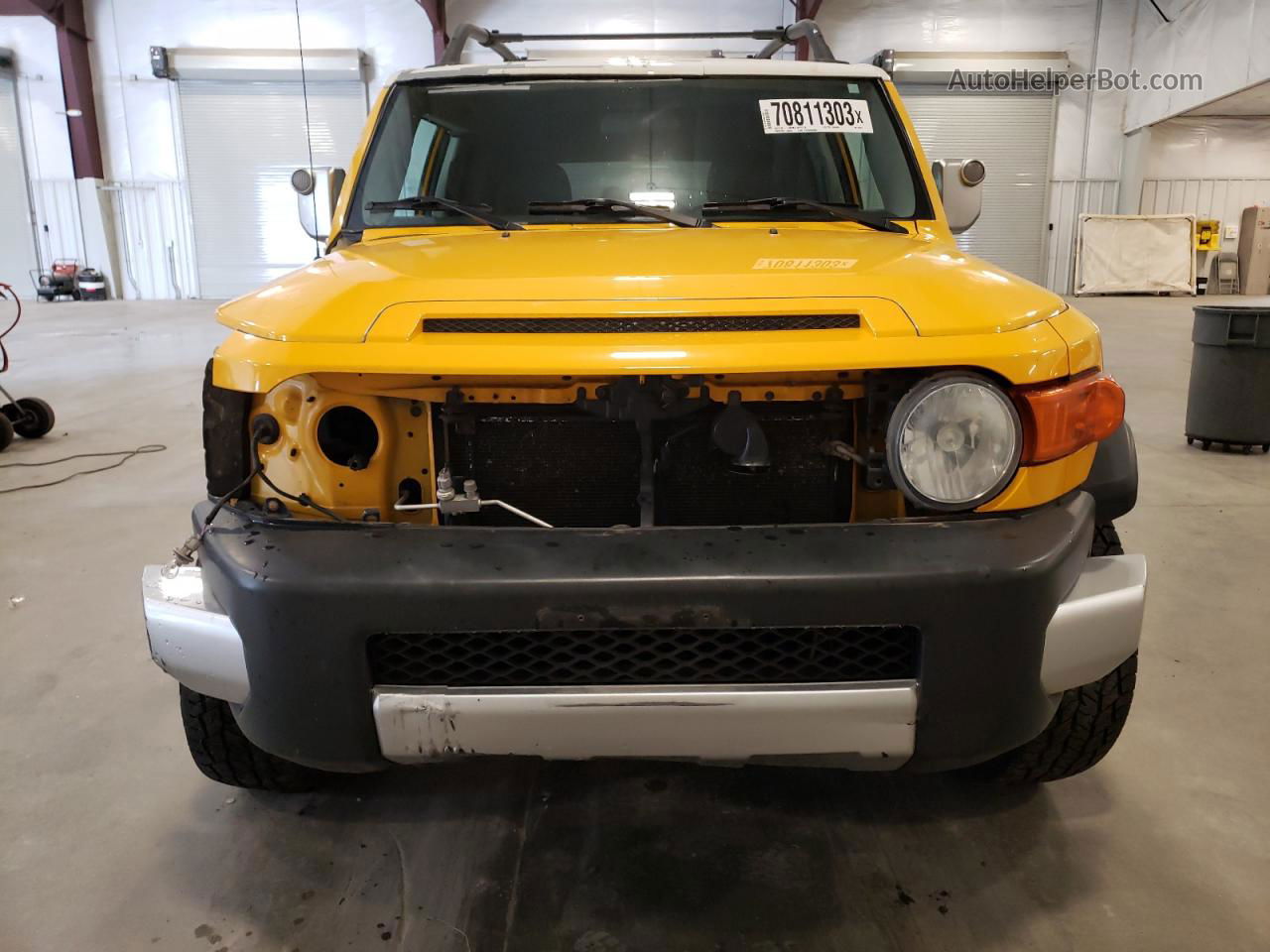 2007 Toyota Fj Cruiser  Yellow vin: JTEBU11FX70026231