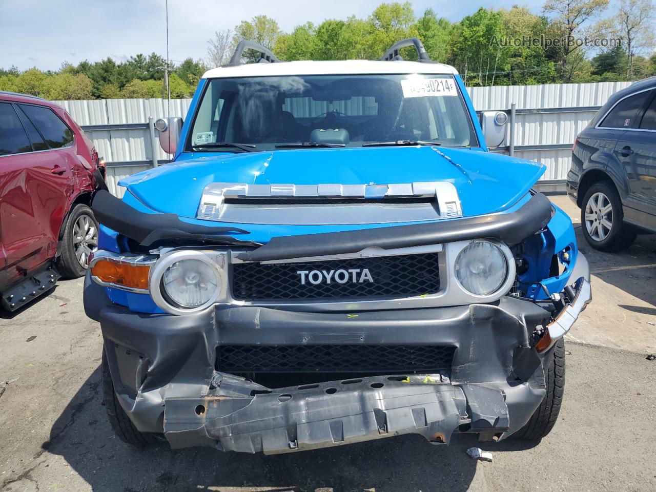 2007 Toyota Fj Cruiser  Blue vin: JTEBU11FX70052599