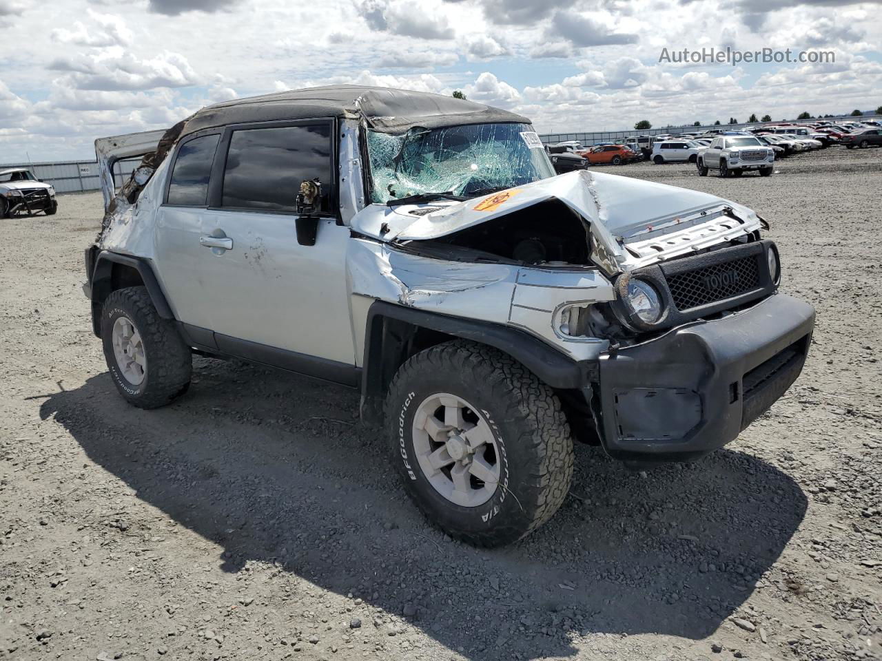 2007 Toyota Fj Cruiser  Gray vin: JTEBU11FX70056149