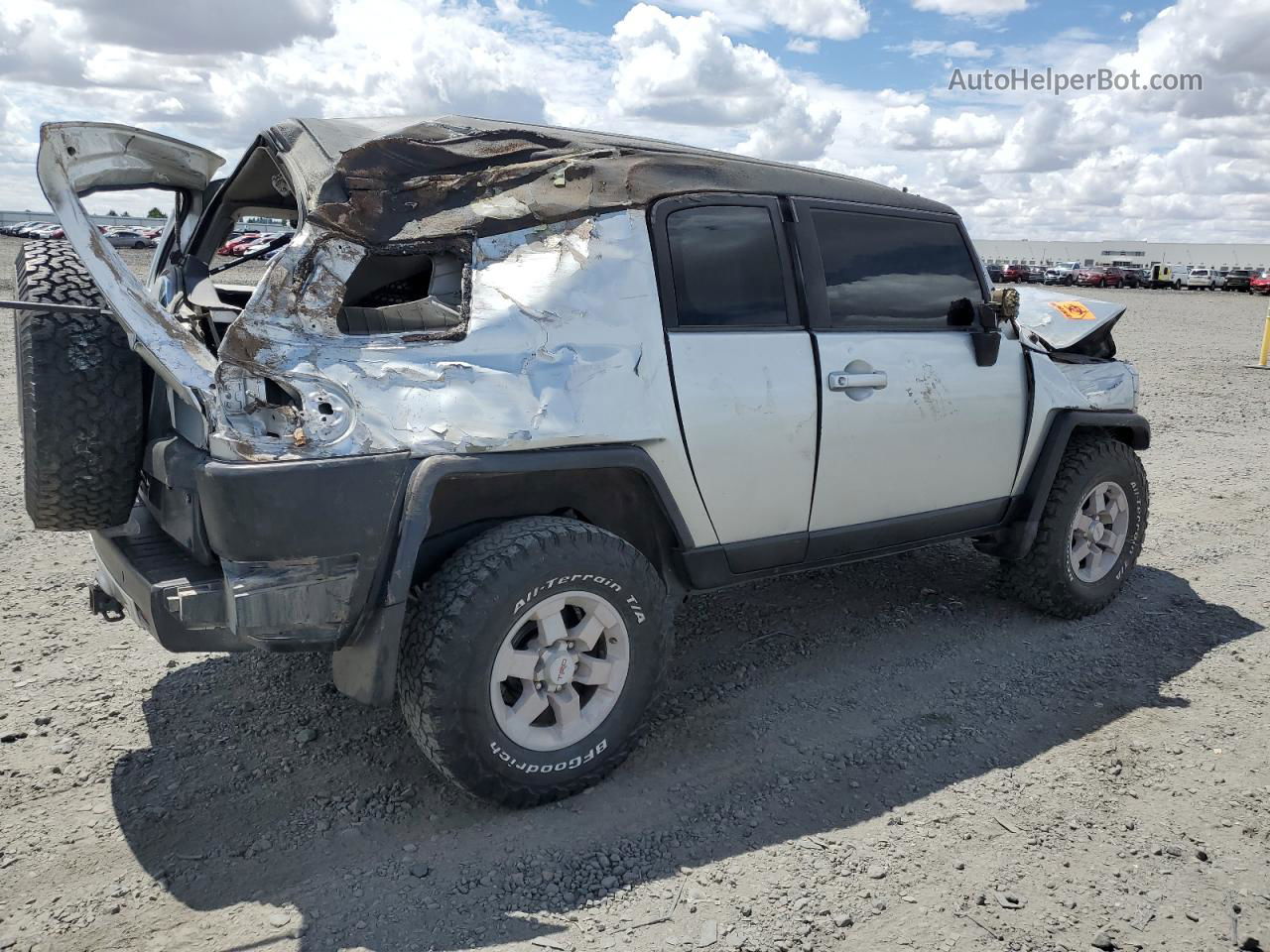 2007 Toyota Fj Cruiser  Gray vin: JTEBU11FX70056149