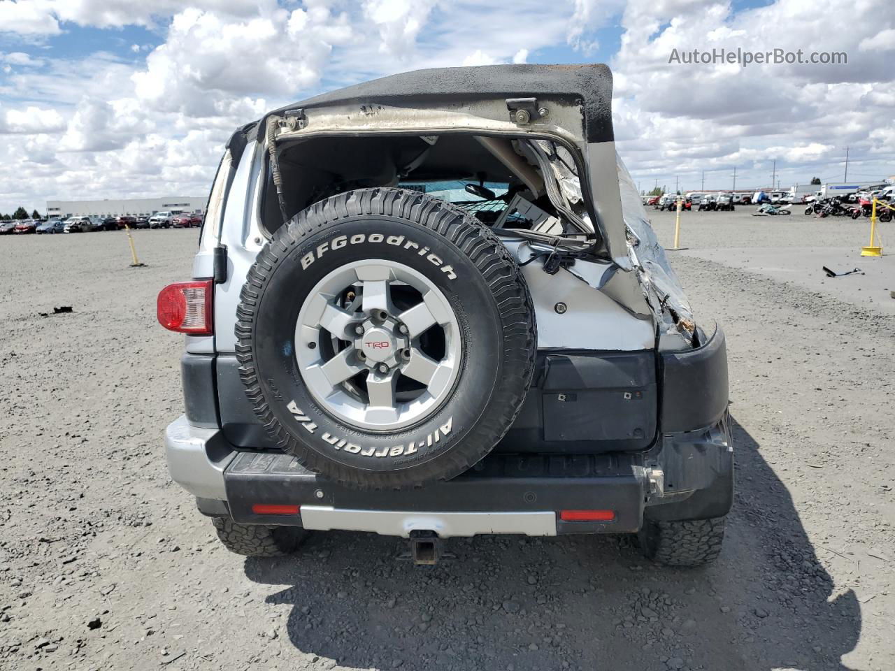 2007 Toyota Fj Cruiser  Gray vin: JTEBU11FX70056149