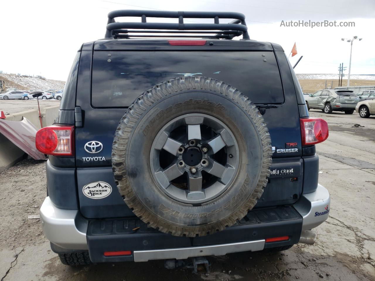 2007 Toyota Fj Cruiser  Black vin: JTEBU11FX70067751