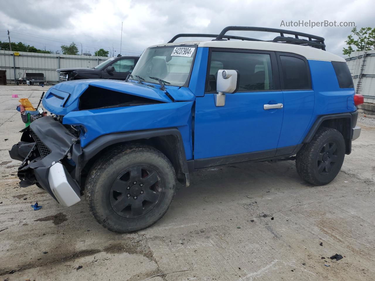 2007 Toyota Fj Cruiser  Синий vin: JTEBU11FX70100070