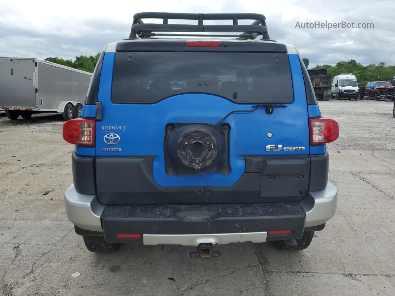 2007 Toyota Fj Cruiser  Синий vin: JTEBU11FX70100070