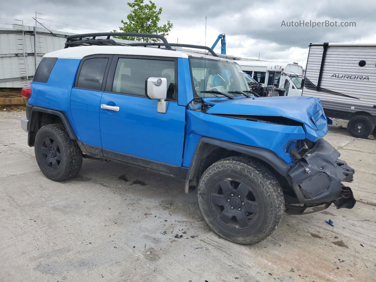 2007 Toyota Fj Cruiser  Синий vin: JTEBU11FX70100070