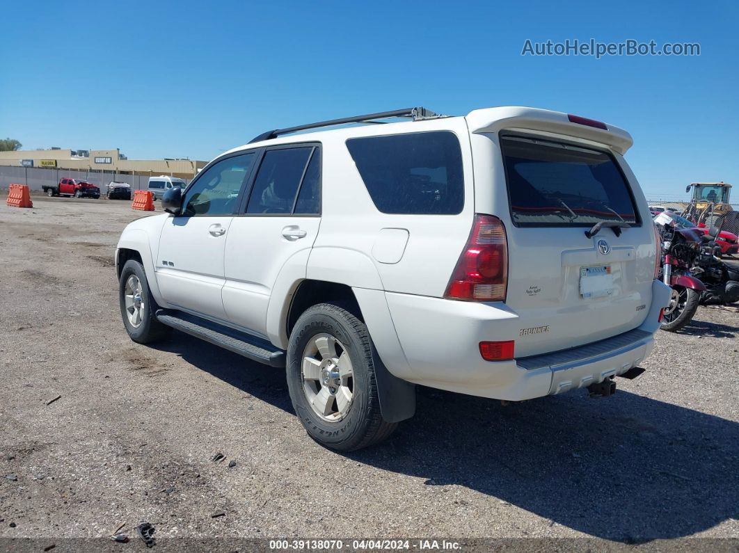 2004 Toyota 4runner Sr5 V6 White vin: JTEBU14R148019655