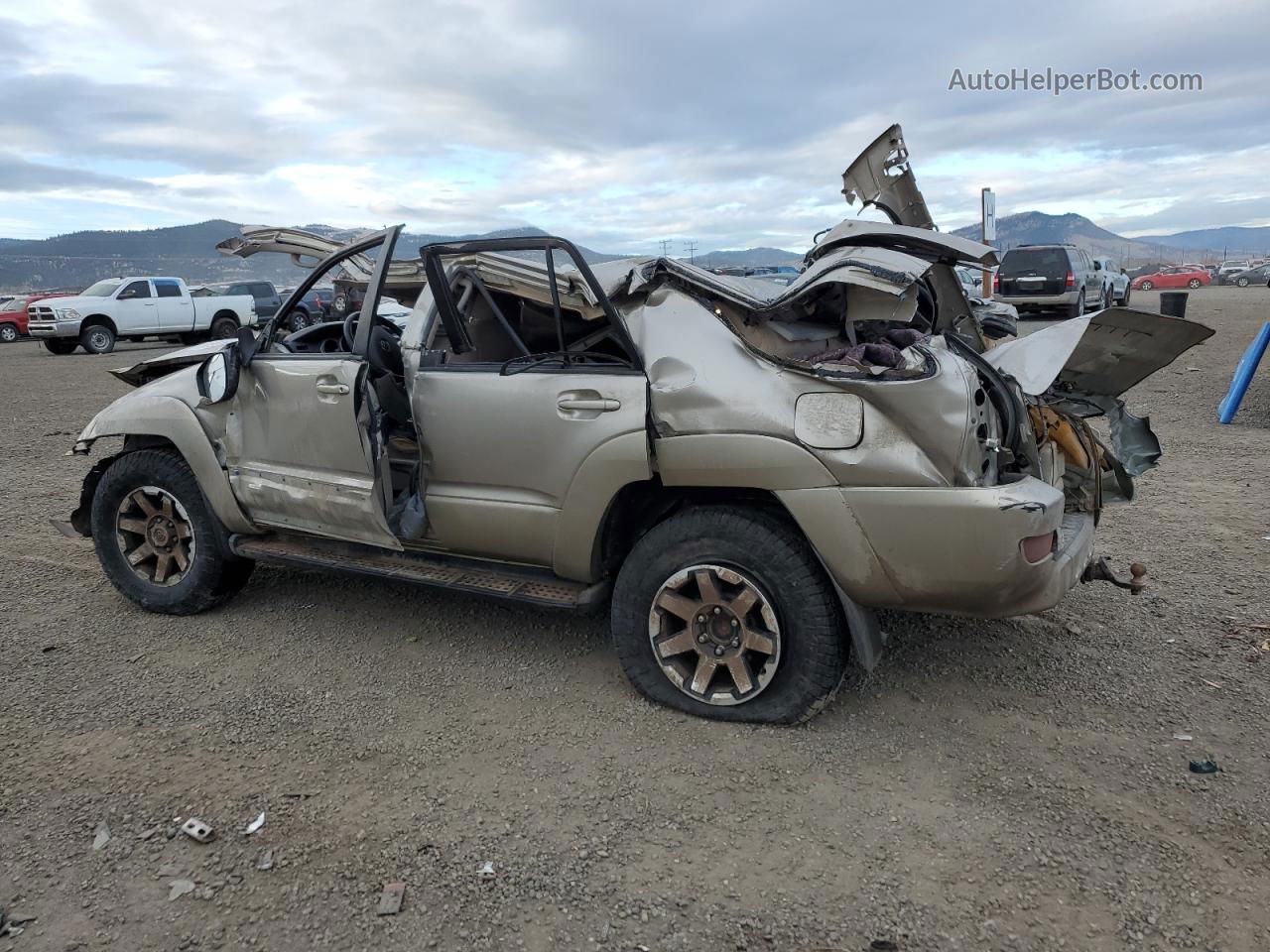 2004 Toyota 4runner Sr5 Gold vin: JTEBU14R240035183