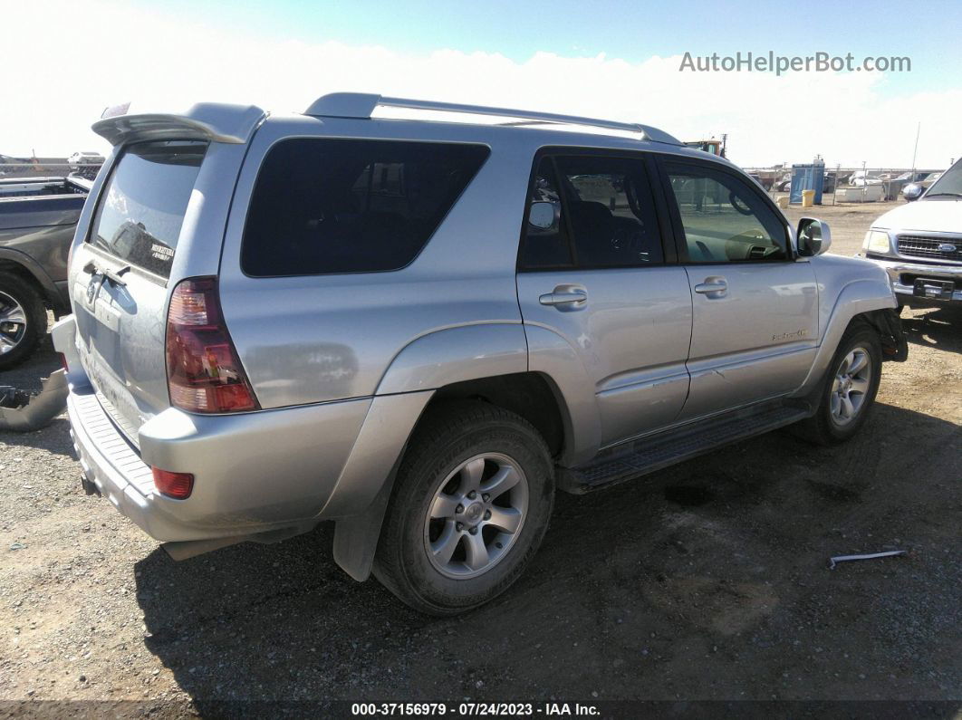 2004 Toyota 4runner Sr5 Silver vin: JTEBU14R248015484