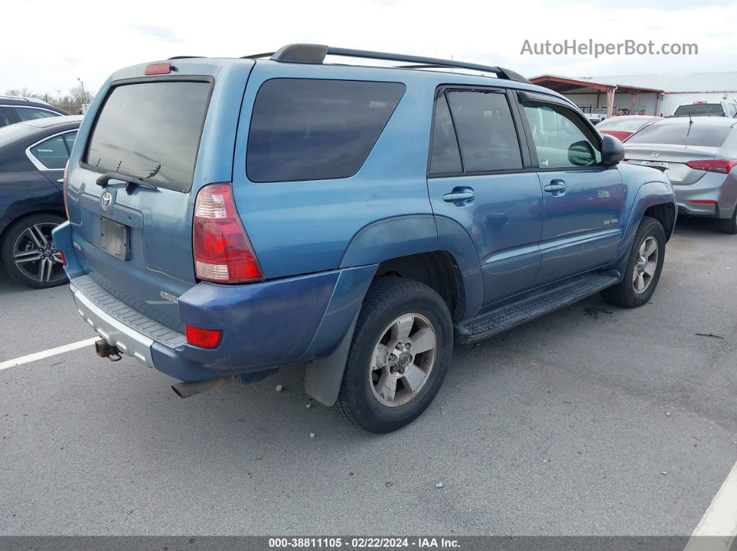 2004 Toyota 4runner Sr5 V6 Blue vin: JTEBU14R340043924