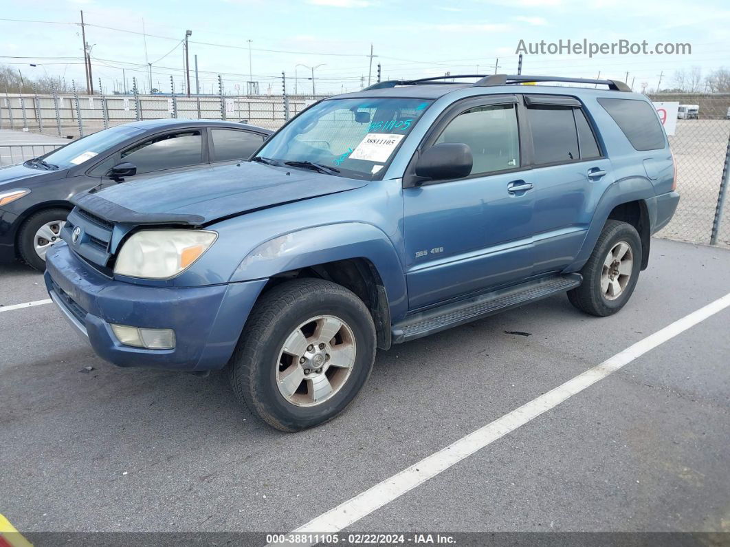 2004 Toyota 4runner Sr5 V6 Blue vin: JTEBU14R340043924