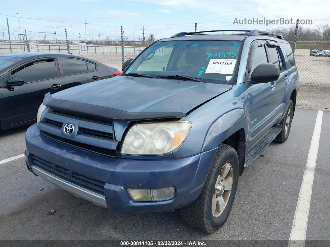 2004 Toyota 4runner Sr5 V6 Blue vin: JTEBU14R340043924