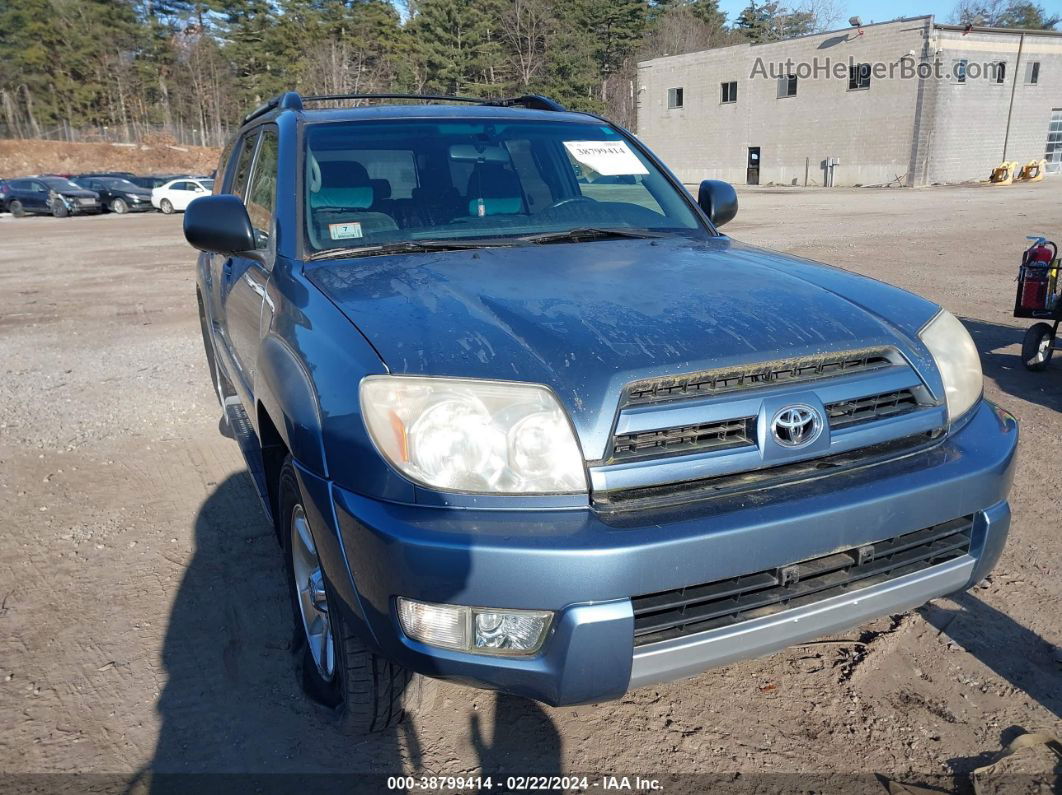 2004 Toyota 4runner Sr5 V6 Blue vin: JTEBU14R340048542