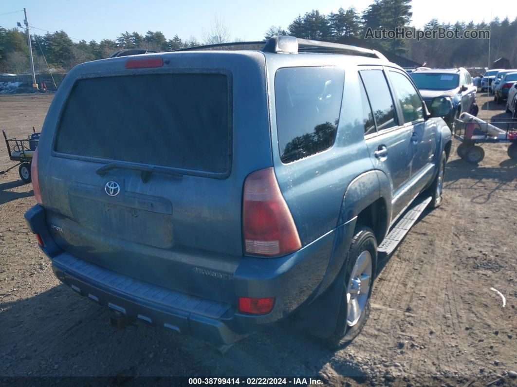 2004 Toyota 4runner Sr5 V6 Blue vin: JTEBU14R340048542