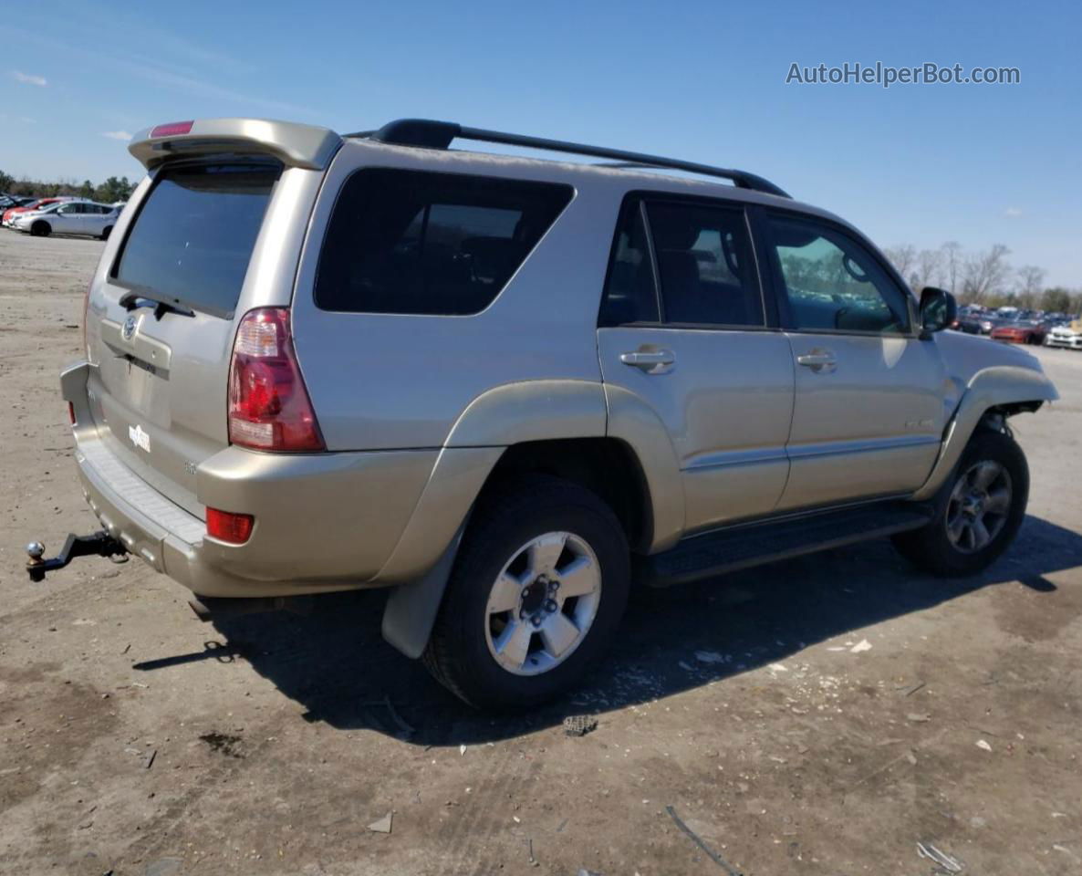 2004 Toyota 4runner Sr5 Tan vin: JTEBU14R340049559