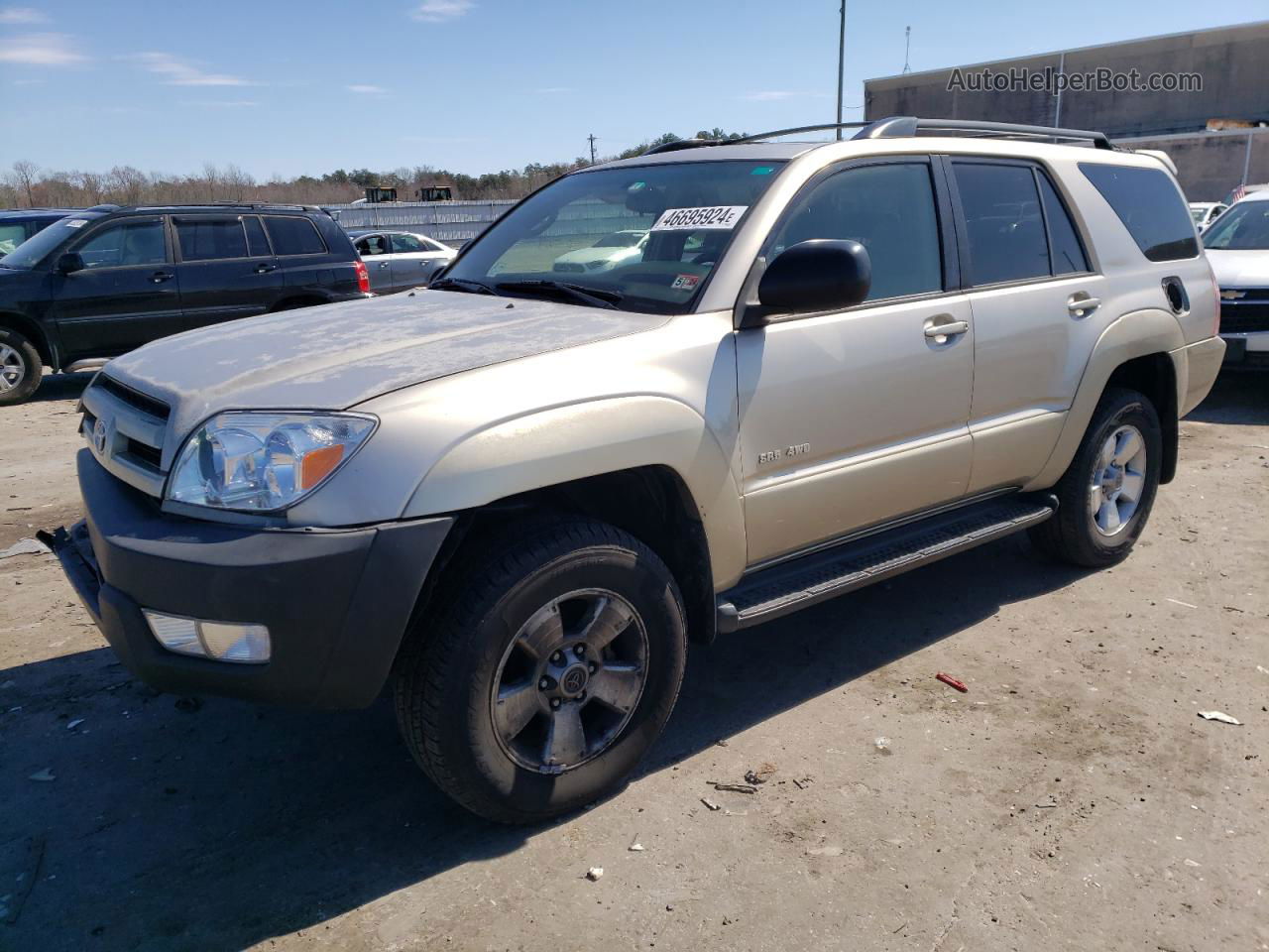 2004 Toyota 4runner Sr5 Tan vin: JTEBU14R340049559