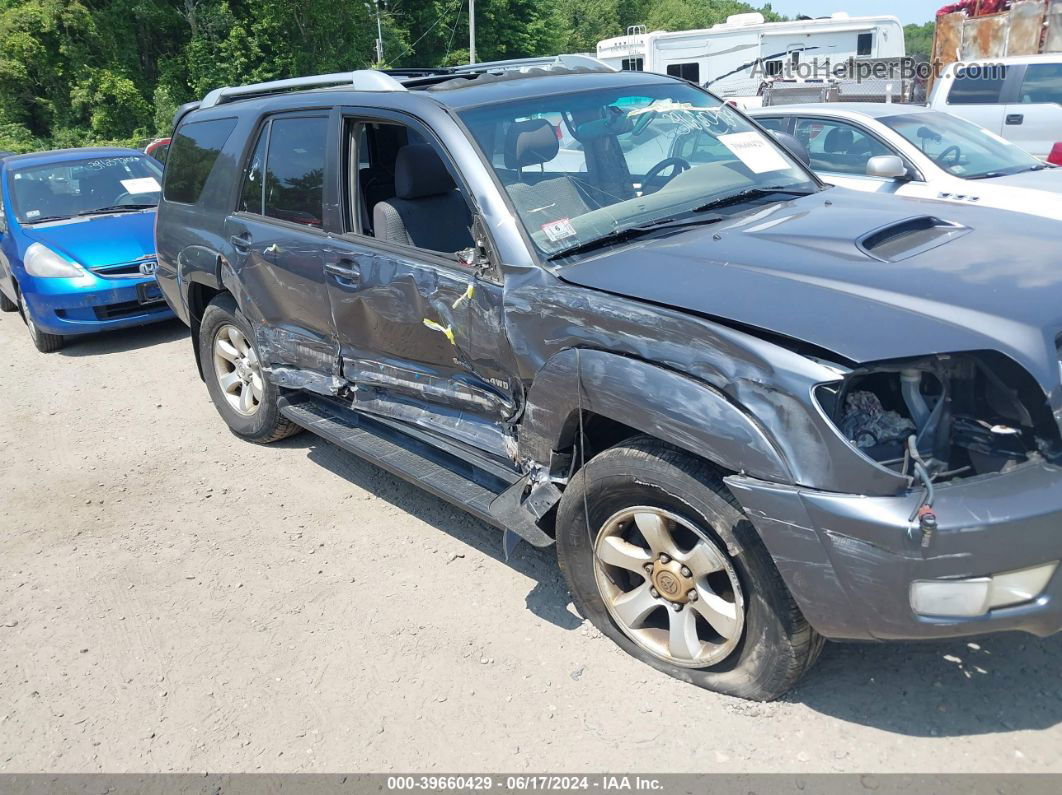 2004 Toyota 4runner Sr5 Sport V6 Gray vin: JTEBU14R348021973