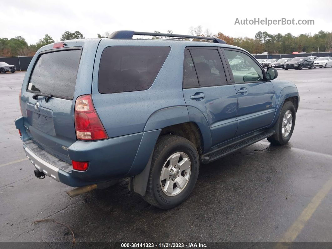 2004 Toyota 4runner Sr5 V6 Blue vin: JTEBU14R440049084